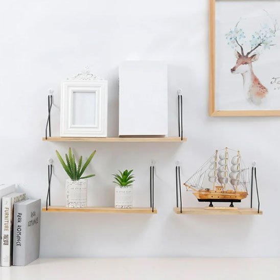 Etagere bois | Naturel Élégance - Rangement et Organisation