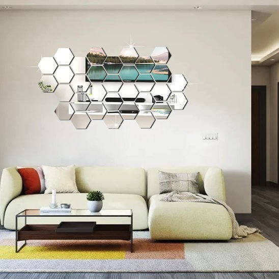 Miroir autocollant | Déco - Express - Rangement et Organisation