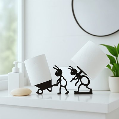 Porte papier toilette | Élégance Premium - Rangement et Organisation